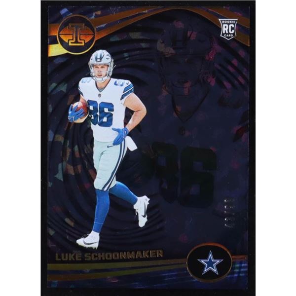 Luke Schoonmaker 2023 Panini Illusions Black Ice #30 RC #43/99