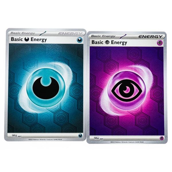 Lot of 2 Pokemon Scarlet & Violet Reverse Holo Energy cards