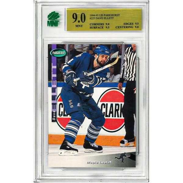 OE - Dave Ellett #227 1994 Parkhurst Graded 9
