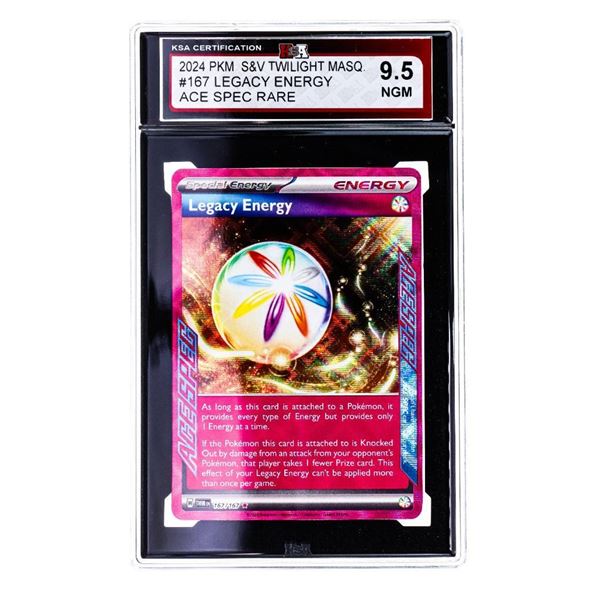 SR - Legacy Energy ACE SPEC 2024 Pokemon Twilight Masquerade TWM #167 KSA 9.5 #167