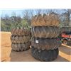 Image 1 : (4) 23.1-26 SKIDDER TIRES & (3) 28-26 TIRES