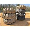 Image 2 : (4) 23.1-26 SKIDDER TIRES & (3) 28-26 TIRES
