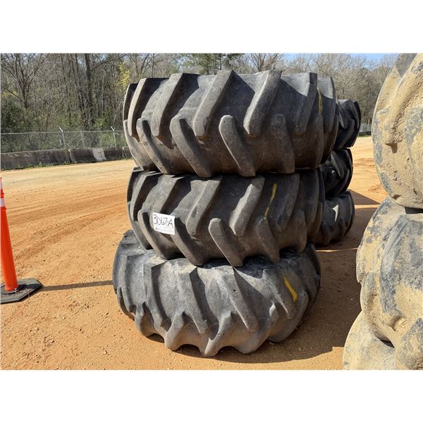 (4) 23.1-26 TIRES & (2) 28-26 TIRES