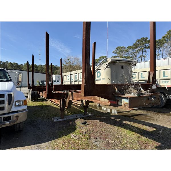 1997 MAGNOLIA 4 BOLSTER Log Trailer