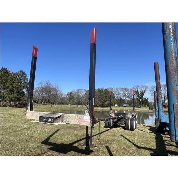 HOMEMADE POLE Log Trailer