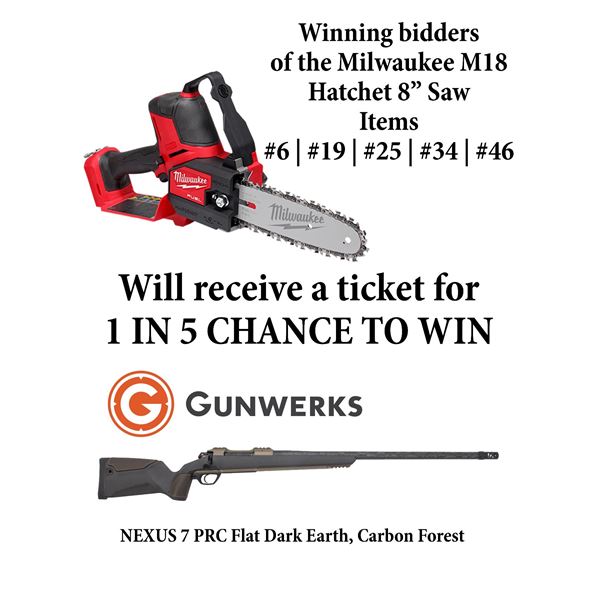 Milwaukee M18 Hatchet 8" Chainsaw-Key Item 1 of 5