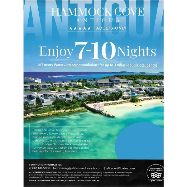 Hammock Cove 7-10 Night Adults-only Vacation