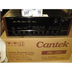 Cantec Hi Fi Stereo Karaoke Amplifier (hk 210)