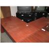 Image 1 : Mahogany L-shape Executive Desk