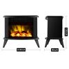 Image 2 : Donyer Power Electric Fireplace Heater