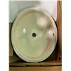 Image 2 : Kohler "Canvas" Cast Iron Bathroom Sink - Biscuit Enamel