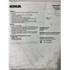 Image 2 : Kohler "Damask" Lap Drawer - Batiste Black