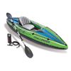 Image 1 : Intext Challenger K1 Inflatable Kayak w/ Paddle, Carry Bag & Pump