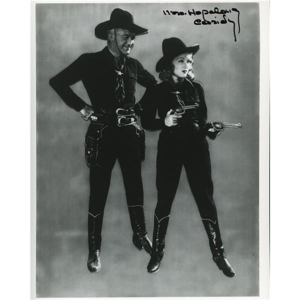 Mrs. Hopalong Cassidy signed photo