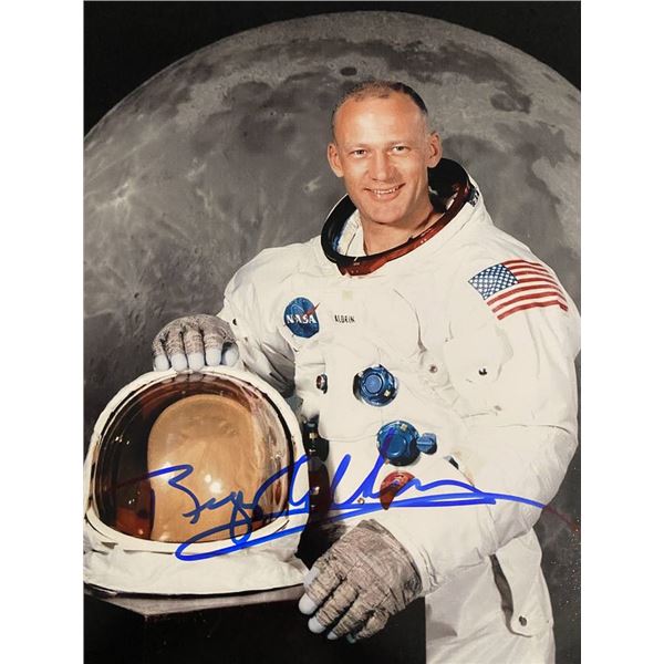 Astronaut Buzz Aldrin signed photo