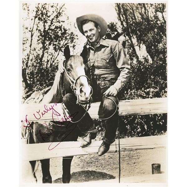Rex Allen signed photo