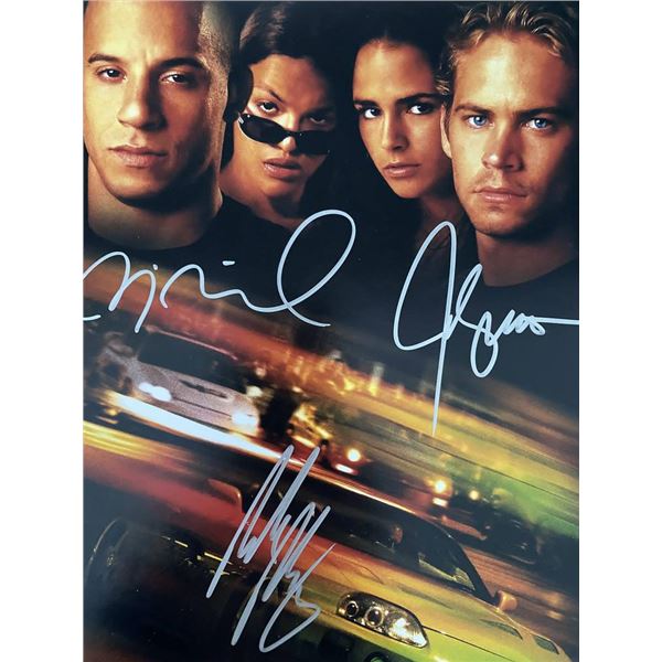 The Fast & The Furious cast signed movie photo
