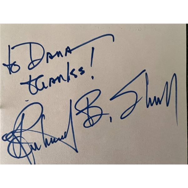 MASH Richard B Shull autograph