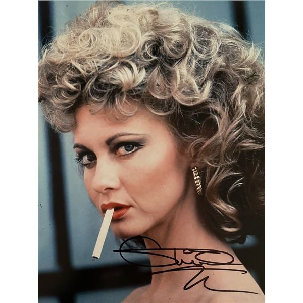 Grease Olivia Newton-John signed movie photo