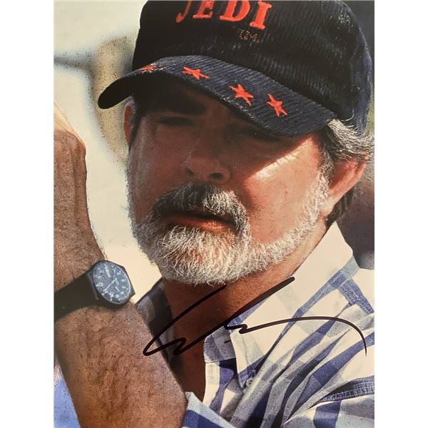 Star Wars George Lucas signed photo