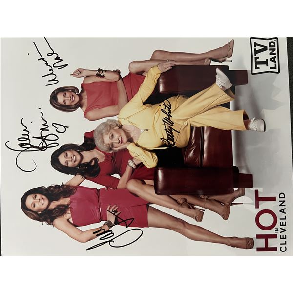 Hot in Cleveland cast signed photo