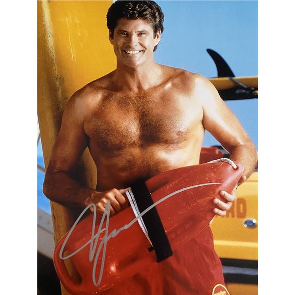 Baywatch David Hasselhoff signed photo