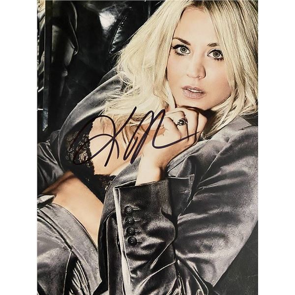 Big Bang Theory Kaley Cuoco signed photo. GFA Authenticated