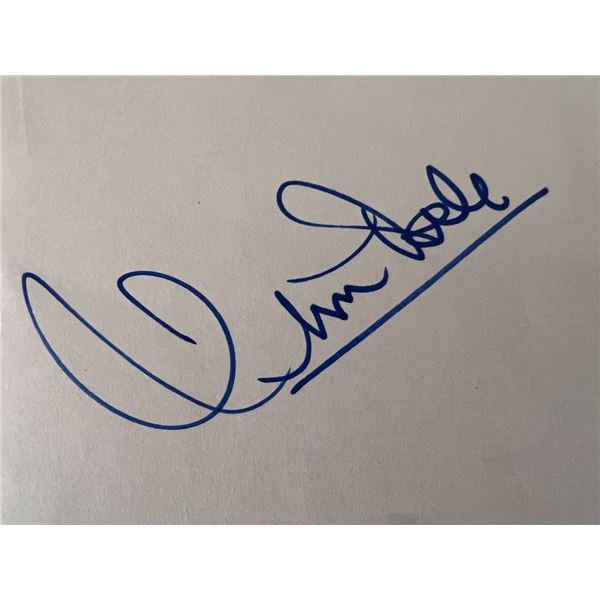 Actor Jim Dale autograph