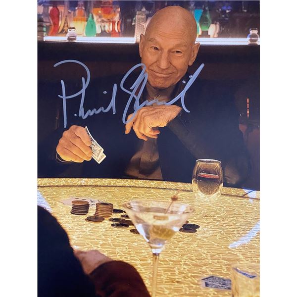 Star Trek Patrick Stewart signed photo. GFA Authenticated