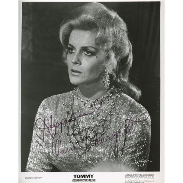Ann-Margret signed Tommy movie photo
