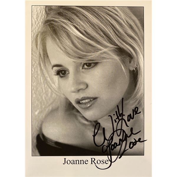 Joanne Rose signed photo