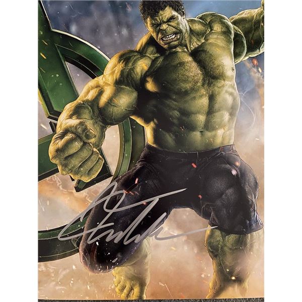The Hulk Mark Ruffalo signed photo