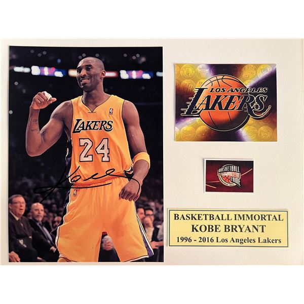 Kobe Bryant signed photo