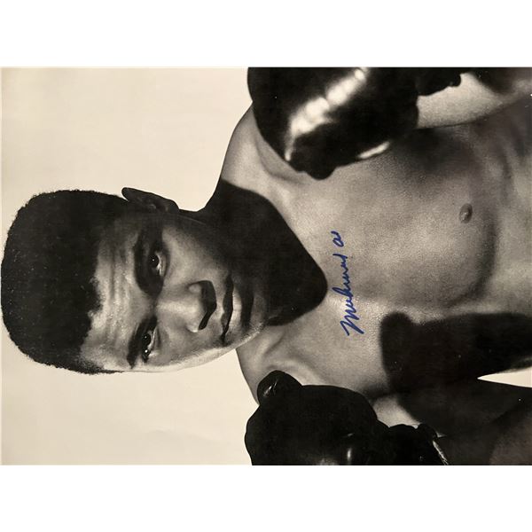 Muhammad Ali signed photo