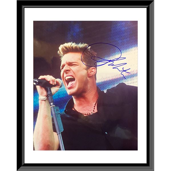 Ricky Martin signed photo. 8X10 Inches