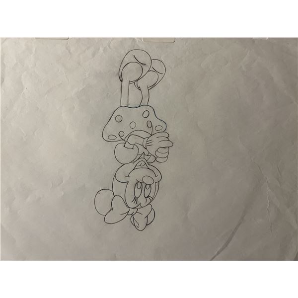 Disney Minnie Mouse original hand drawn artwork