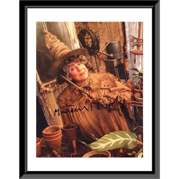 Harry Potter signed movie photo autographed by Miriam Margolyes . 8X10 Inches