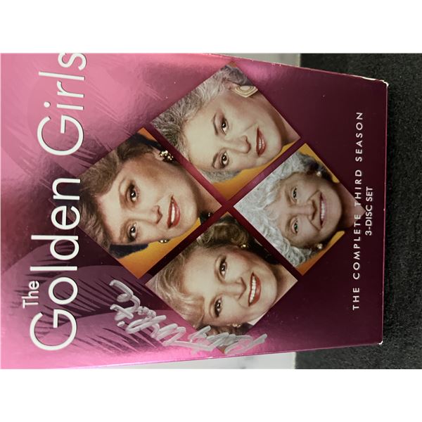 The Golden Girls Betty White signed DVD box set