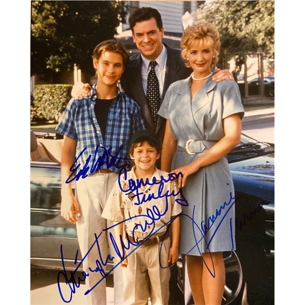 Leave It to Beaver cast signed movie photo