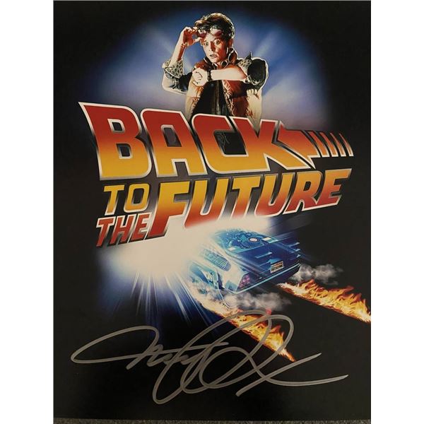 Back To The Future Michael J. Fox signed photo