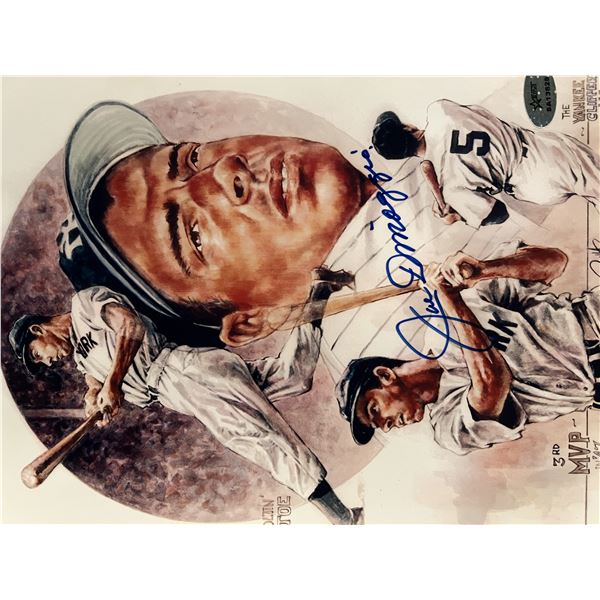 NY Yankees Joe DiMaggio signed photo