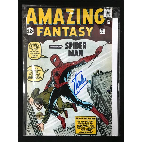 STAN LEE SIGNED AF 15 8 X 10 (ELITE AUTHENTICATION COA)