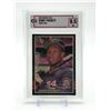 Image 1 : 1985 KIRBY PUCKETT DONRUSS ROOKIE CARD (CG GRADED 8.5)