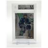 Image 1 : 2019-20 QUINN HUGHES SP GAME USED CARD (BECKETT GRADED 8.5)