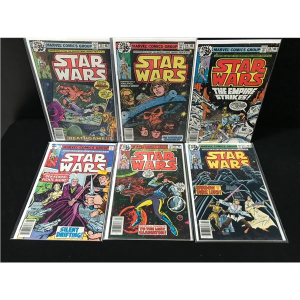 LOT OF 6 STAR WARS COMICS (MARVEL COMICS)