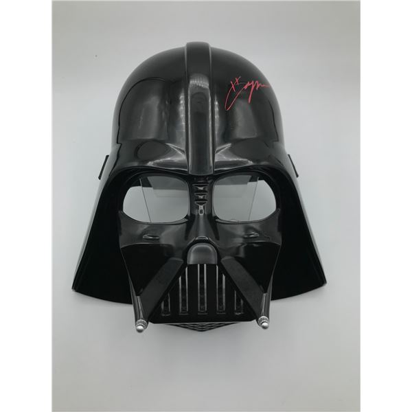 HAYDEN CHRISTENSEN SIGNED STAR WARS DARTH VADER MASK (WWOC COA)