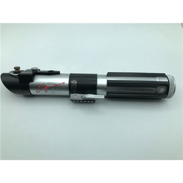 HAYDEN CHRISTENSEN SIGNED STAR WARS LIGHT SABRE (WWOC COA)