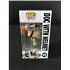Image 2 : CHRISTOPHER LLOYD SIGNED "DOC WITH HELMET" FUNKO POP! (WWOC COA)