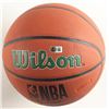 Image 2 : Giannis Antetokounmpo Milwaukee Bucks Autographed Wilson Team Logo Basketball BECKETT