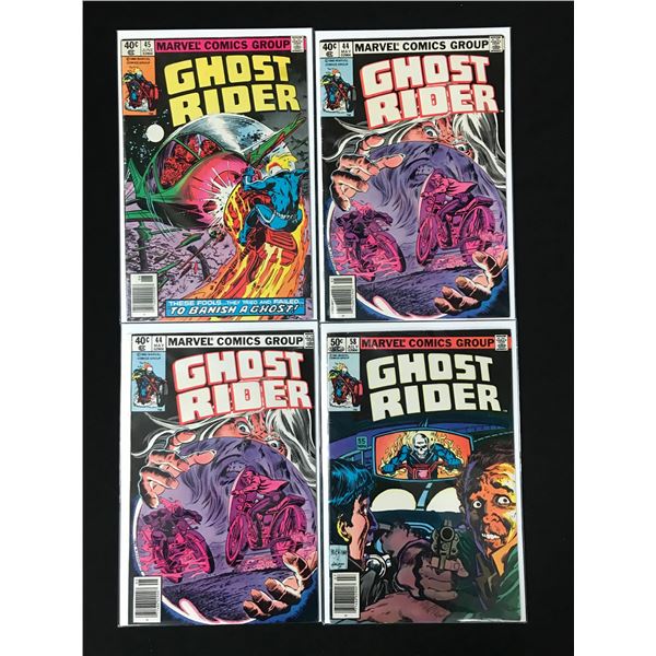 LOT OF 4 GHOSTRIDER COMICS (MARVEL)
